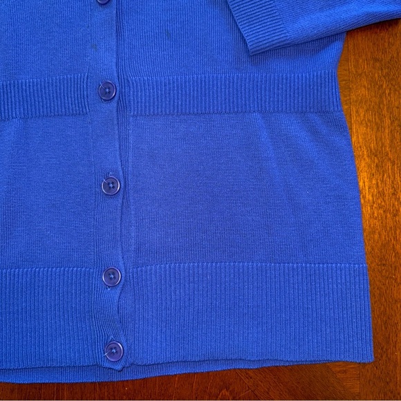Ann Taylor women’s petite 3/4 sleeve cardigan sweater acrylic wool blend SP - Picture 4 of 12